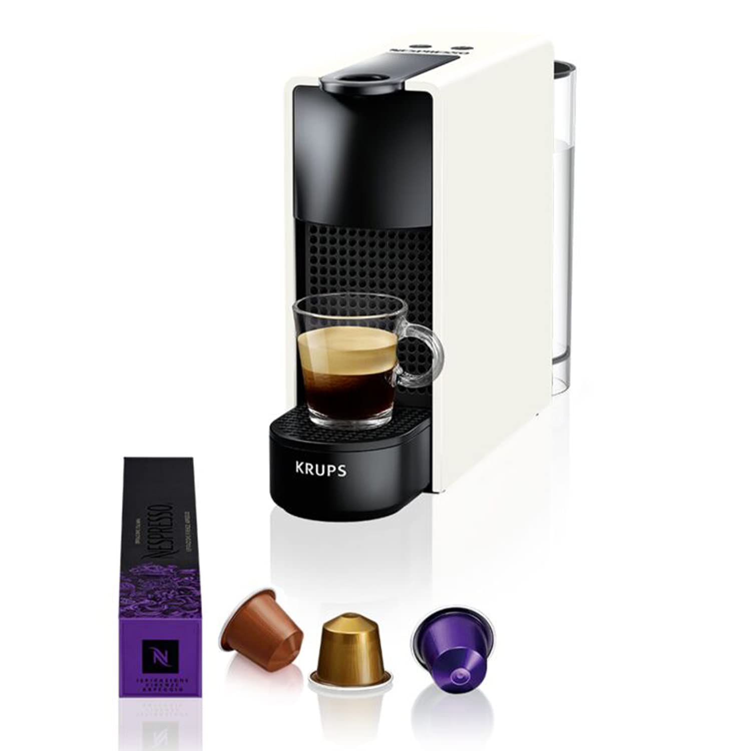 Cafetière à Capsules Velliro Mini Blanche - Ultra Compacte