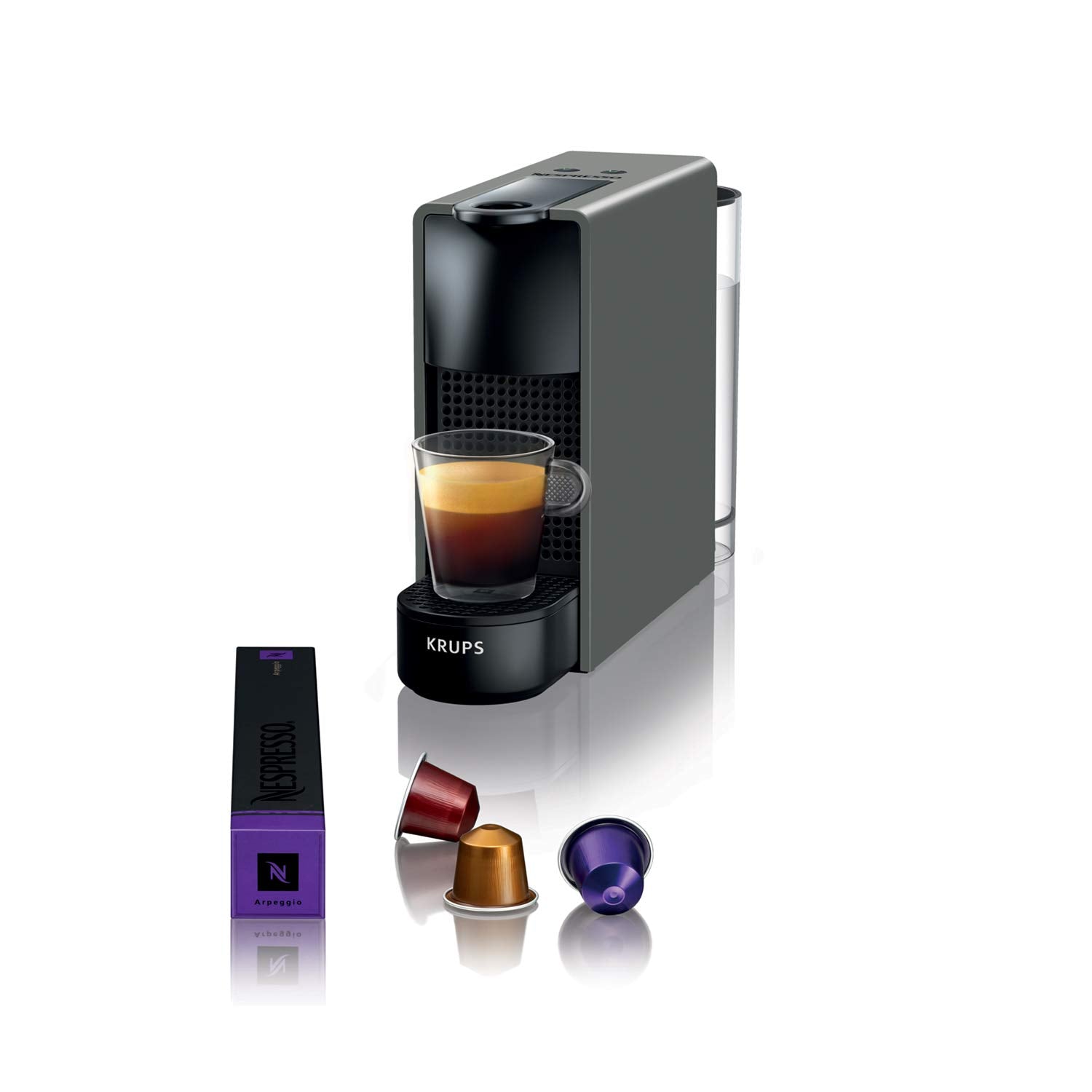 Cafetière à Capsules Velliro Mini Gris Intense